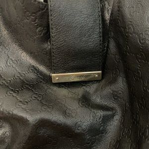 Gucci black hobo shoulder bag
